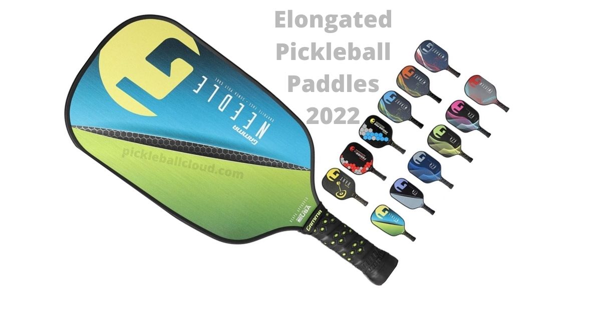 elongated pickleball paddles